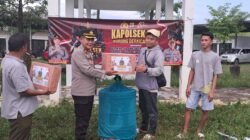 Lomba Burung Berkicau Piala Kapolsek Tulang Bawang Tengah Cup Sambut Hari Bhayangkara ke-80, Puluhan Kicau Mania Meriahkan Kegiatan