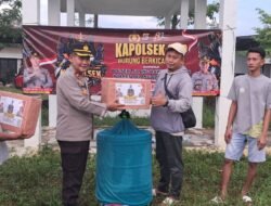 Lomba Burung Berkicau Piala Kapolsek Tulang Bawang Tengah Cup Sambut Hari Bhayangkara ke-80, Puluhan Kicau Mania Meriahkan Kegiatan
