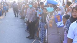 Amankan Kunjungan Presiden RI Ke-7, Personil Polres Tulang Bawang Sukses Kawal Rakorda PSI dan Kirab Budaya Hingga Kondusif
