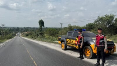 Patroli Presisi Sat Samapta Polres Tulang Bawang Gempur Rawan Kriminalitas Di wilayah Tulang Bawang