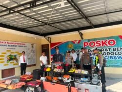 Waspada Dan Siap, Tanggap Darurat Polres Tulang Bawang Periksa Kesiapan Alat Dan Pantau Titik Rawan Bencana