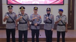 Polres Tulang Bawang Gelar Upacara Pelantikan Wakapolres, Kasat Polair, dan Sertijab Kasat Lantas