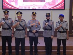 Polres Tulang Bawang Gelar Upacara Pelantikan Wakapolres, Kasat Polair, dan Sertijab Kasat Lantas