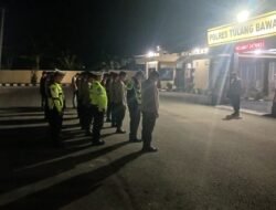 Benteng Kokoh Di Malam Hari! Polres Tulang Bawang Apel Siaga Satset, Pasukan Tempur Siap Sikat Ancaman Kamtibmas!