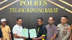 Melalui Restoratif Justice, Polres Tulang Bawang Barat Berhasil Mediasi Perselisihan Hukum