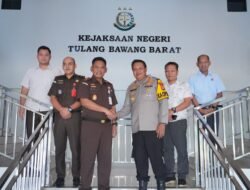 Kunjungan dan Silaturahmi Kapolres ke Kantor Kejaksaan Negeri Tulang Bawang Barat, Perkuat Sinergi Penegakan Hukum