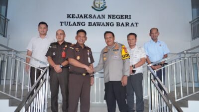 Kunjungan dan Silaturahmi Kapolres ke Kantor Kejaksaan Negeri Tulang Bawang Barat, Perkuat Sinergi Penegakan Hukum