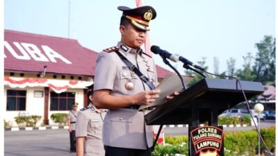 Semangat Hari Juang Polri Menggelora di Polres Tulang Bawang, Kapolres Tegaskan Polri Tak Pernah Berjarak dengan Masyarakat