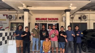 Kurang dari 24 Jam, Tim URC bersama Tekab 308 Satreskrim Polres Tulang Bawang Ringkus Terduga Pelaku Pembunuhan di Gedung Meneng