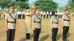 Kapolres Tulang Bawang Barat Pimpin Upacara Sertijab Wakapolres, Pelantikan Kabaglog dan Kabagren