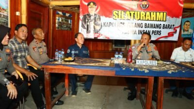 Kunjungi Kantor PWI, Kapolres Tulang Bawang Barat Perkuat Sinergi dengan seluruh insan Pers