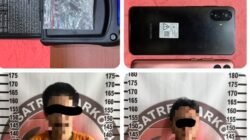 Satresnarkoba Polres Tulang Bawang Bekuk Dua Pria, Sabu Dan Alat Hisap Di Amankan