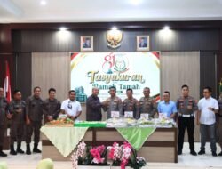 Kapolres Tulang Bawang Beri Kejutan Spesial untuk Kajari di HUT Ke-81 Kejaksaan RI