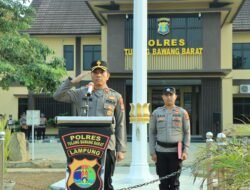 Polres Tulang Bawang Barat Gelar Upacara Peringatan Hari Olahraga Nasional Ke- 43 Tahun 2026