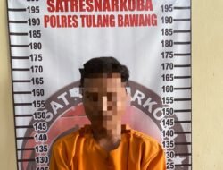 Satresnarkoba Polrrs Tulang Bawang Gerebek Kontrakan Di Dente Teladas, Pria 32 Tahun Di Ciduk Bersama Barang Bukti Sabu 0,74 Gram