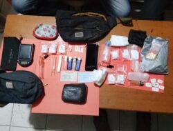 Polisi Gerebek Transaksi Sabu di Perkebunan Sawit, 58,24 Gram Narkotika dan 2 Butir Inex Disita