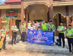 SEMarak HUT Lalu Lintas Bhayangkara ke-71 Satlantas Polres Tulang Bawang Hadir Berbagi, Peduli dan Edukasi Masyarakat