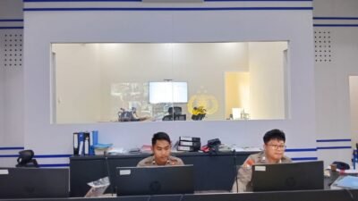 Piket 110 Polres Tulang Bawang Siaga, Pastikan Layanan Pengaduan Masyarakat Tetap Responsif