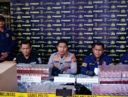 Tim URC Sat Reskrim Polres Tulang Bawang Gagalkan Penyelundupan 1,68 Juta Batang Rokok Ilegal, Potensi Kerugian Negara Capai Rp1,2 Miliar