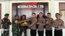 Polres Tulang Bawang Beri Kejutan HUT TNI ke-81, Sinergitas TNI-Polri Makin Solid dan Kompak